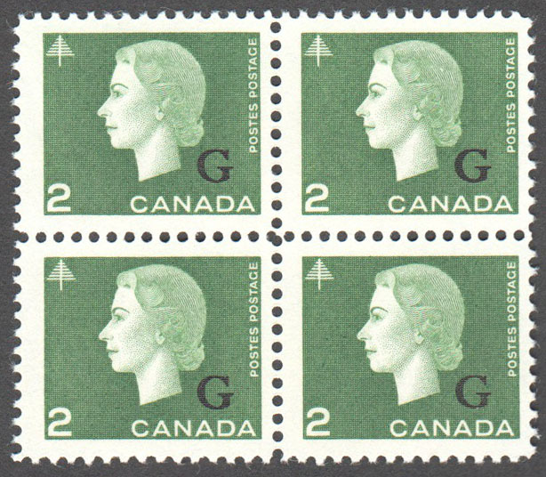 Canada Scott O47 MNH VF Block - Click Image to Close